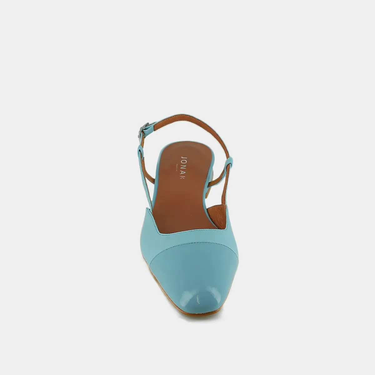 Chaussures pour Femmes Jonak 264 - Vernis/cuir Bleu Ciel-Bleu Ciel