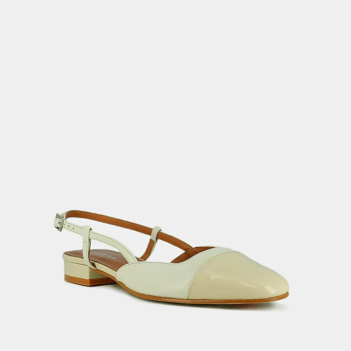Chaussures pour Femmes Jonak 264 - Vernis/cuir Dhapou Ecru-écru