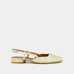 Jonak Women's Shoes 264- Dhapou Vernis/cuir Ecru-ecru