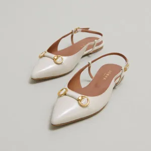 Jonak Women's Shoes 264-nt Dedicace Cuir Brilla Ecru