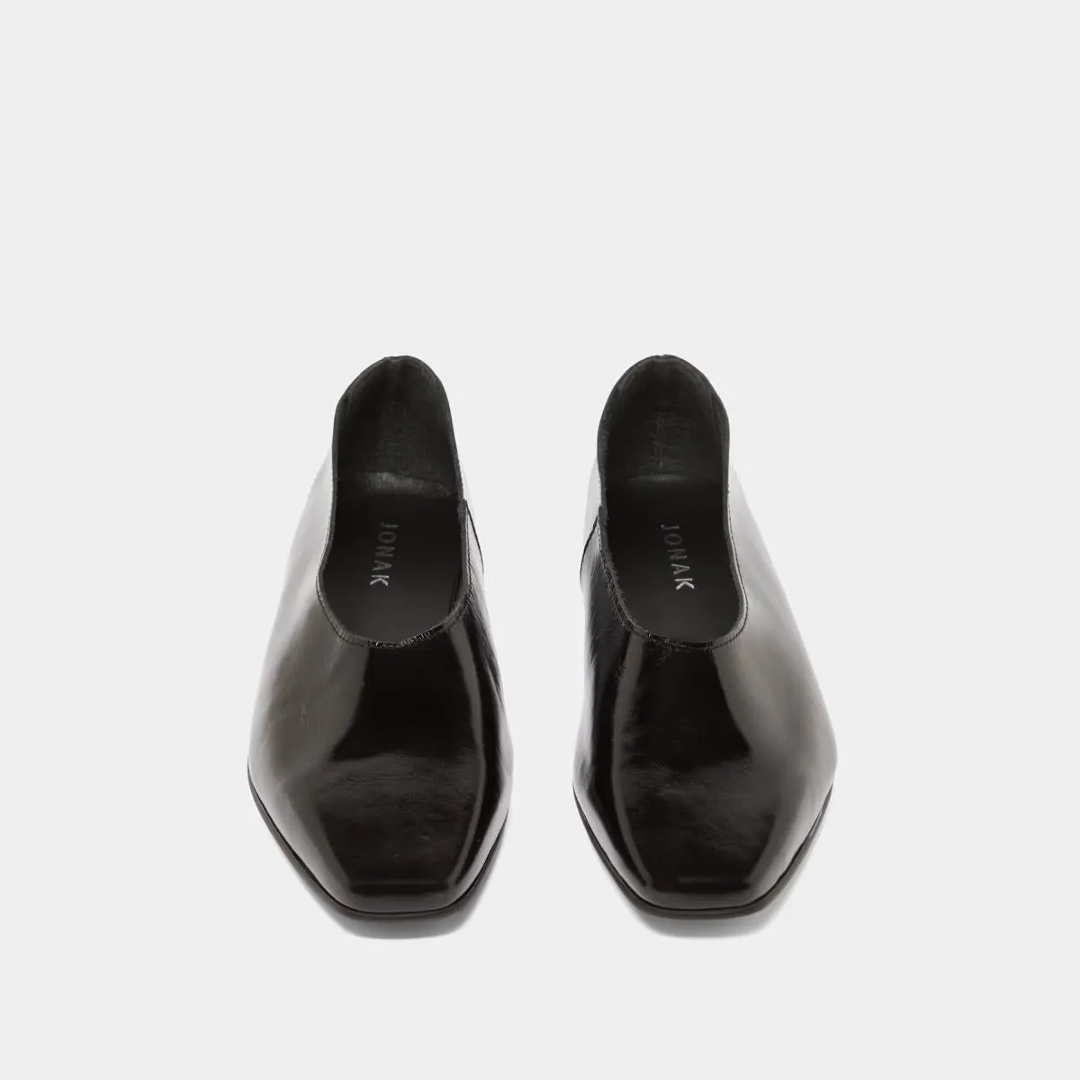 Jonak Chaussures Femme 585 - Lea Vernis Plissé Noir