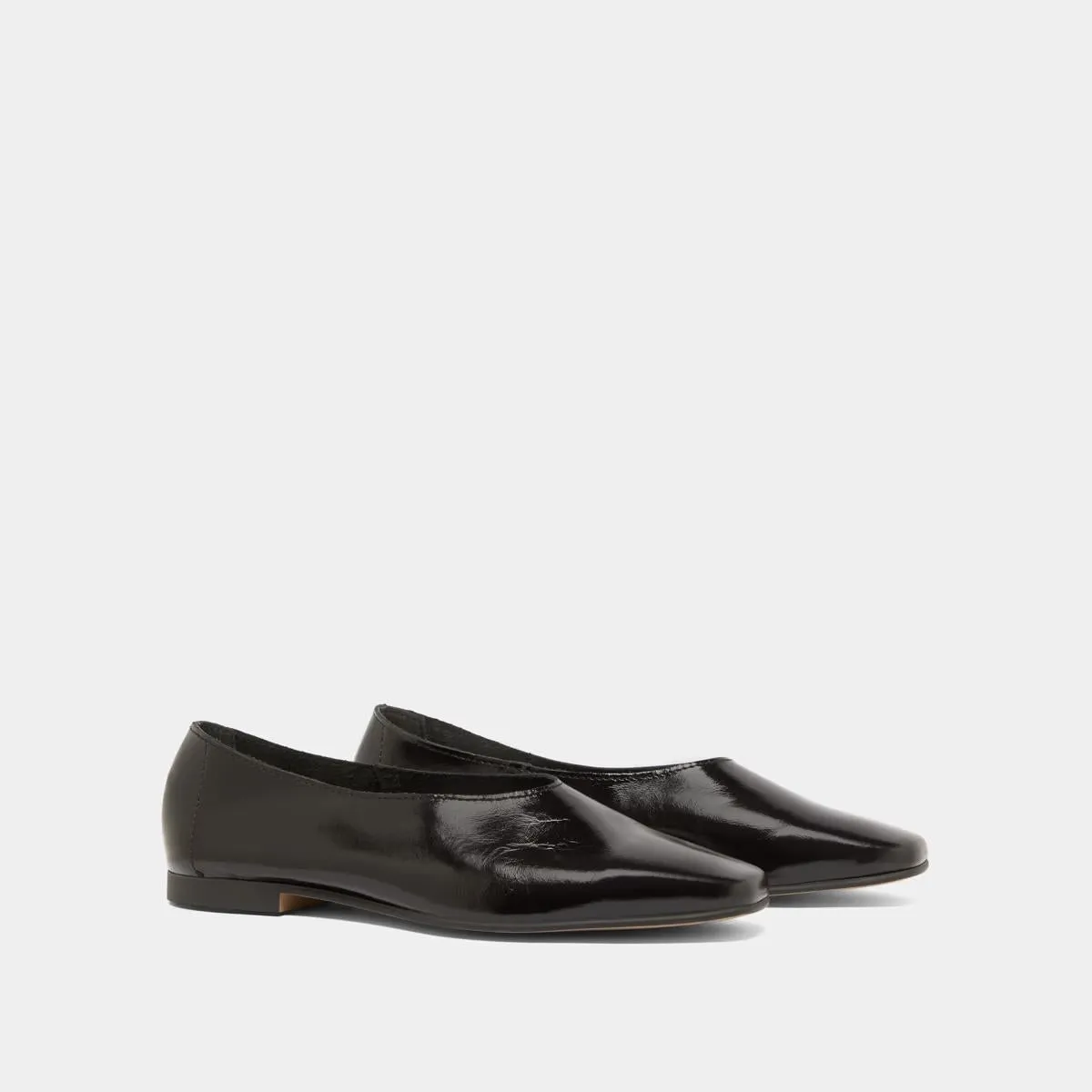 Jonak Chaussures Femme 585 - Lea Vernis Plissé Noir