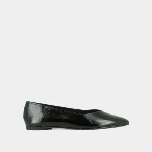 Jonak Women's Shoes 655- Noemie Vernis Plisse Noir