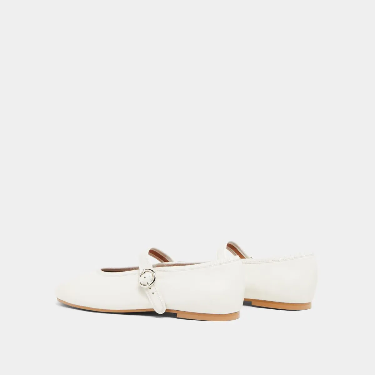 Jonak Chaussures Femme Ballerine Déesse Cuir Écru