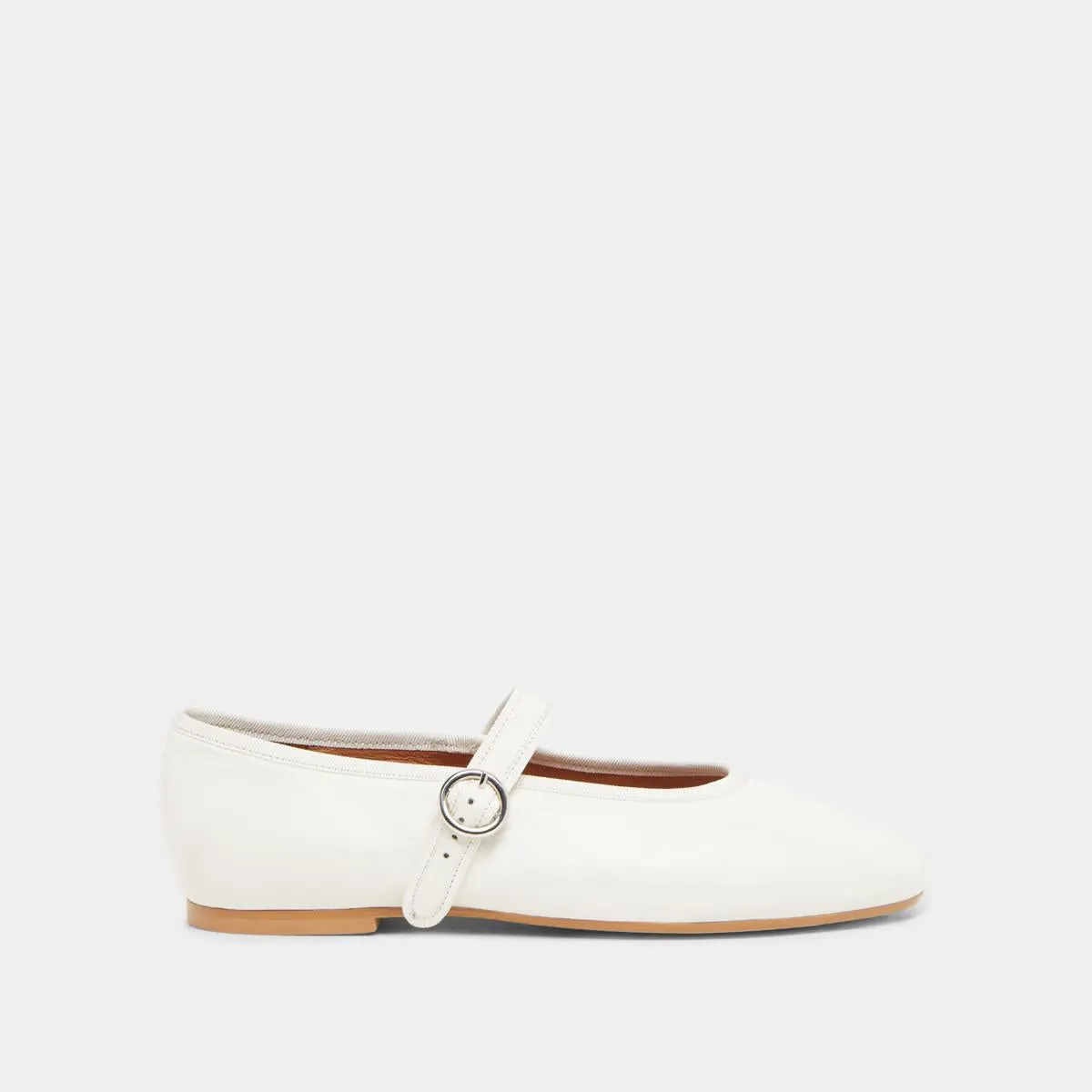 Jonak Chaussures Femme Ballerine Déesse Cuir Écru