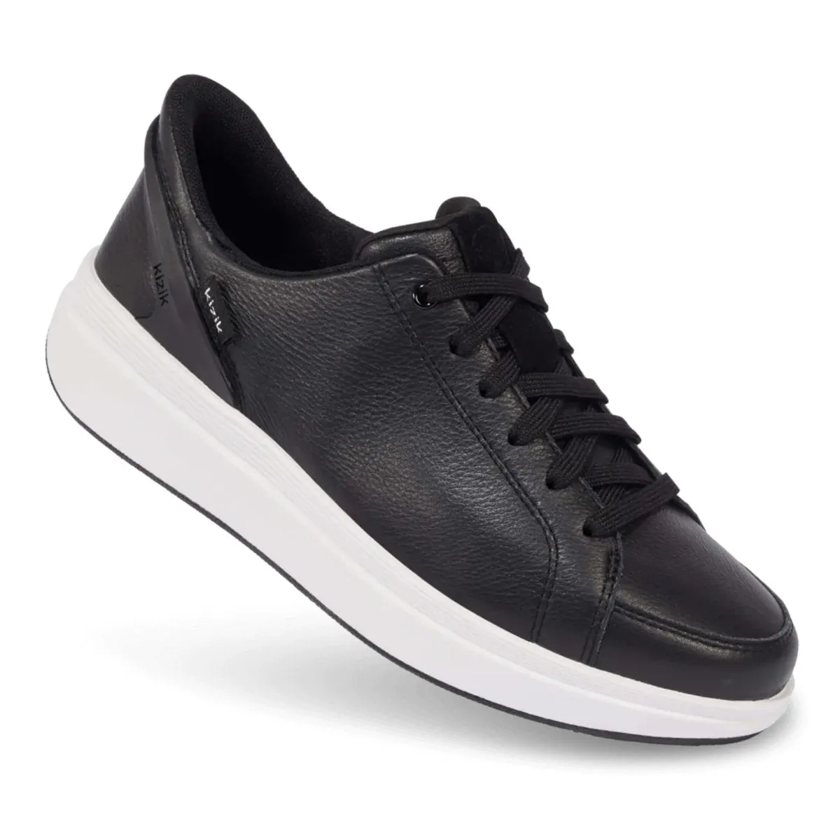 Kizik Sydney pour Femme en Cuir Noir