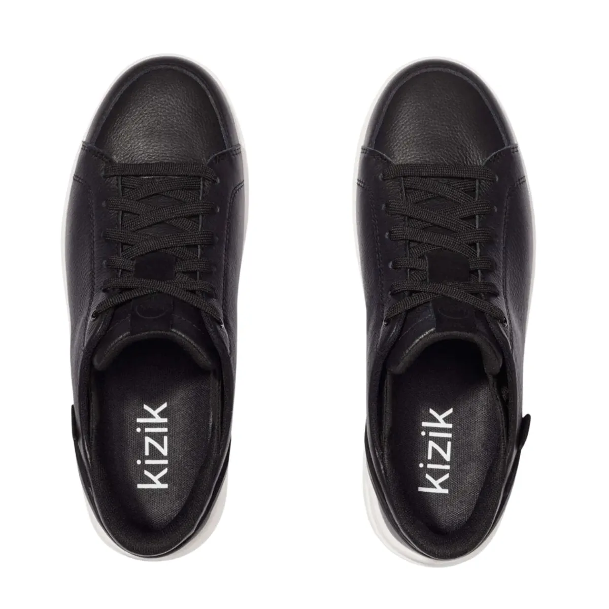 Kizik Sydney pour Femme en Cuir Noir