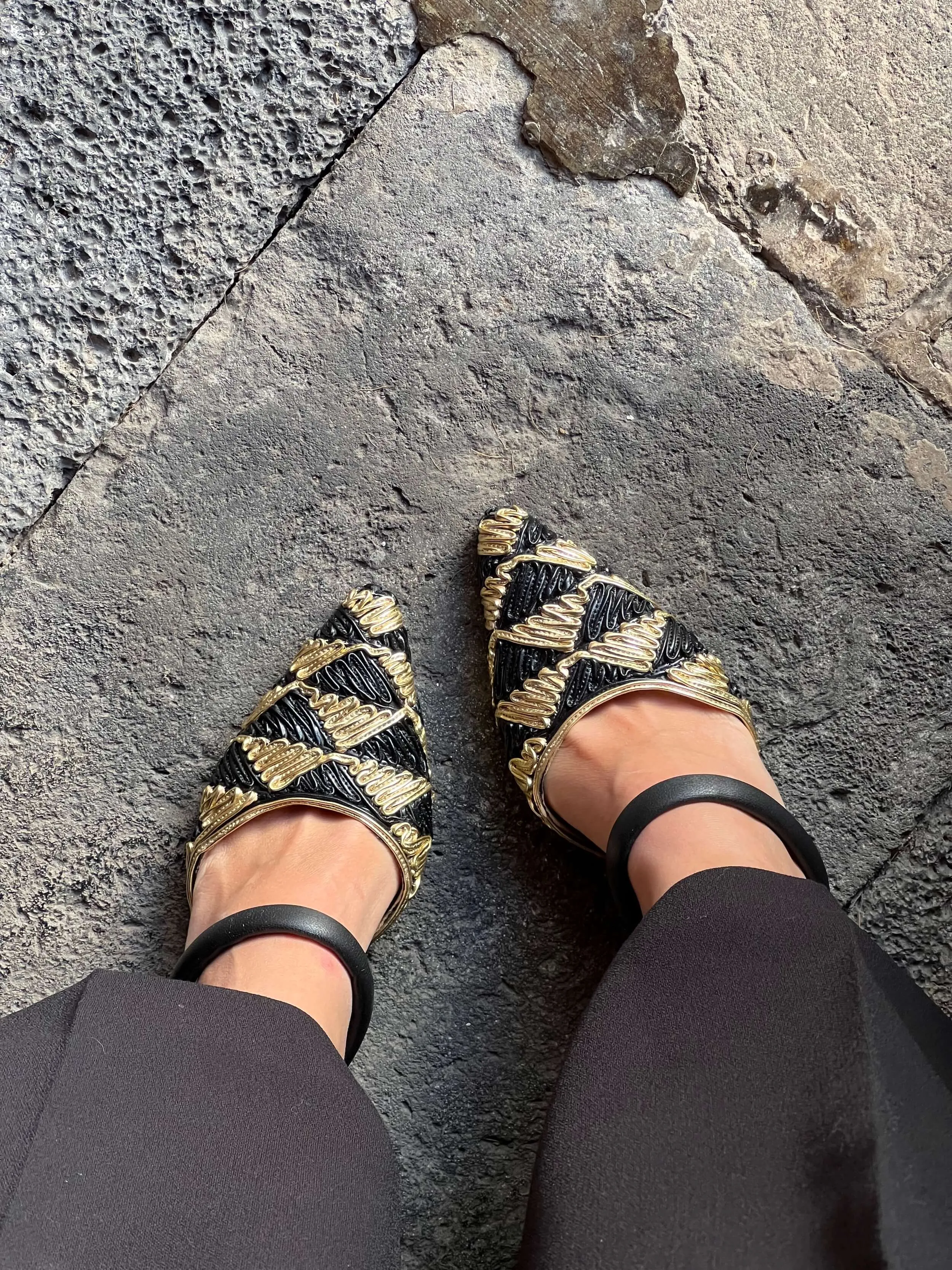 Escarpins Lady Grace Vegan à Talons | Doré