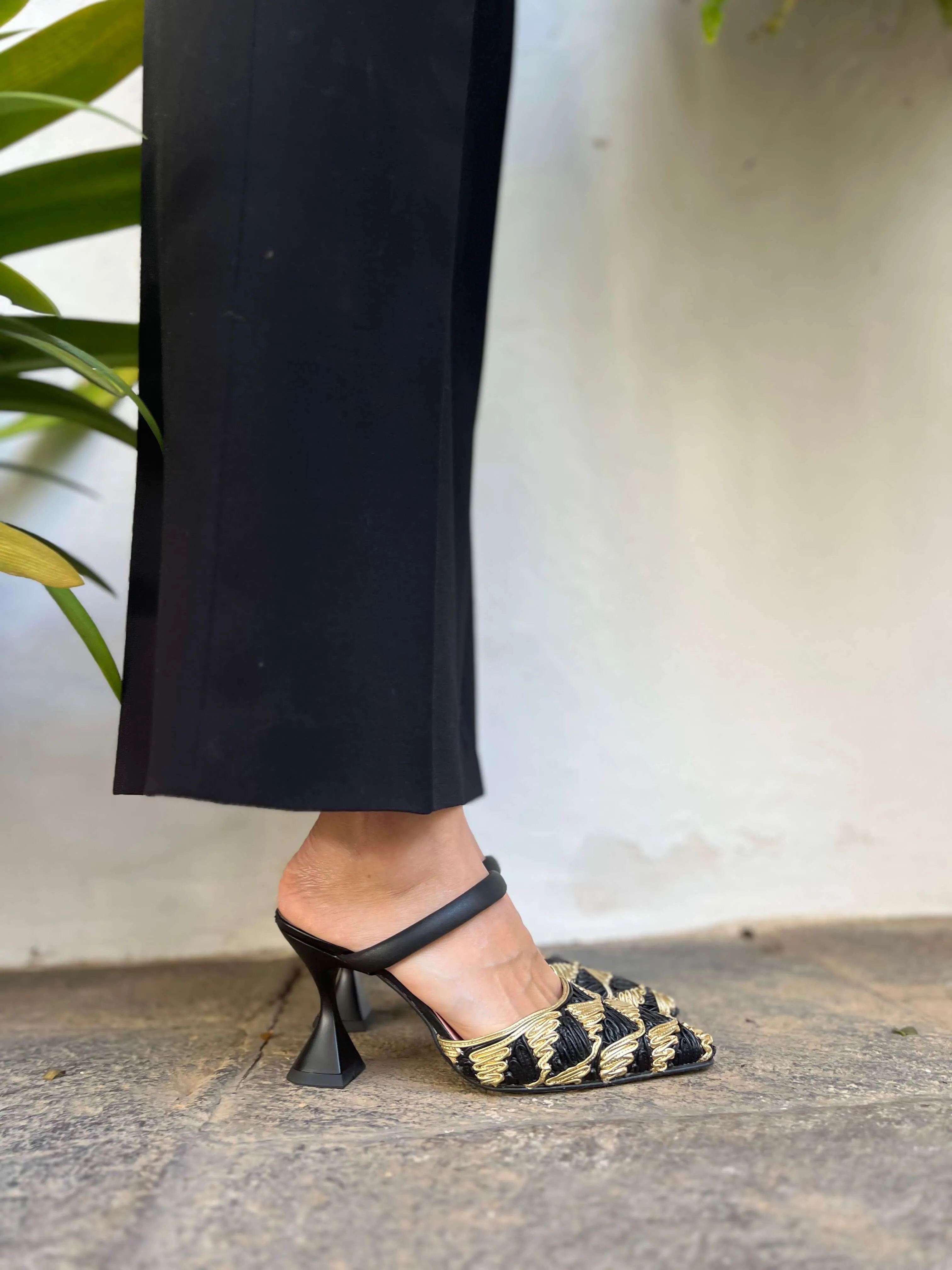 Escarpins Lady Grace Vegan à Talons | Doré