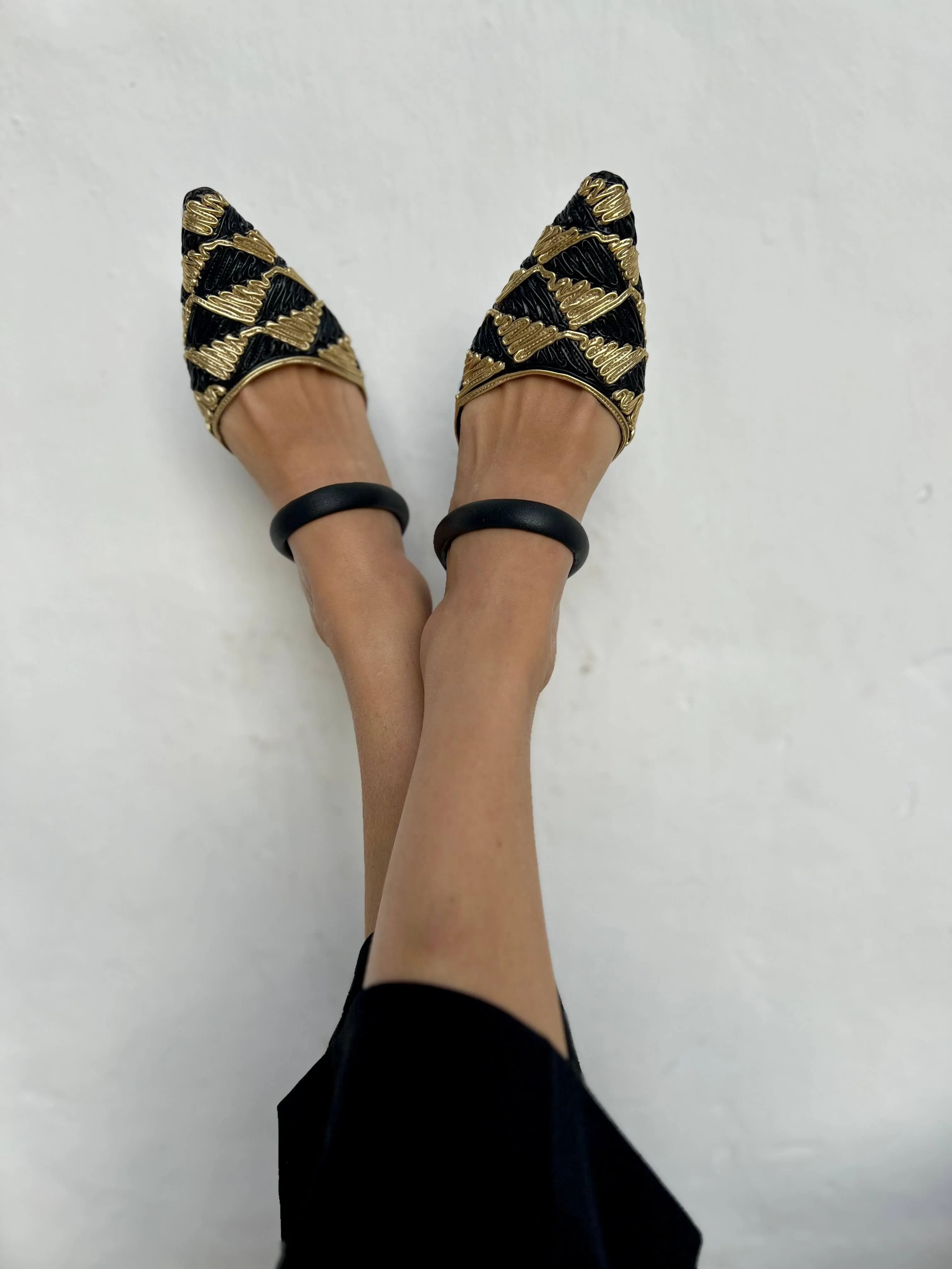 Escarpins Lady Grace Vegan à Talons | Doré