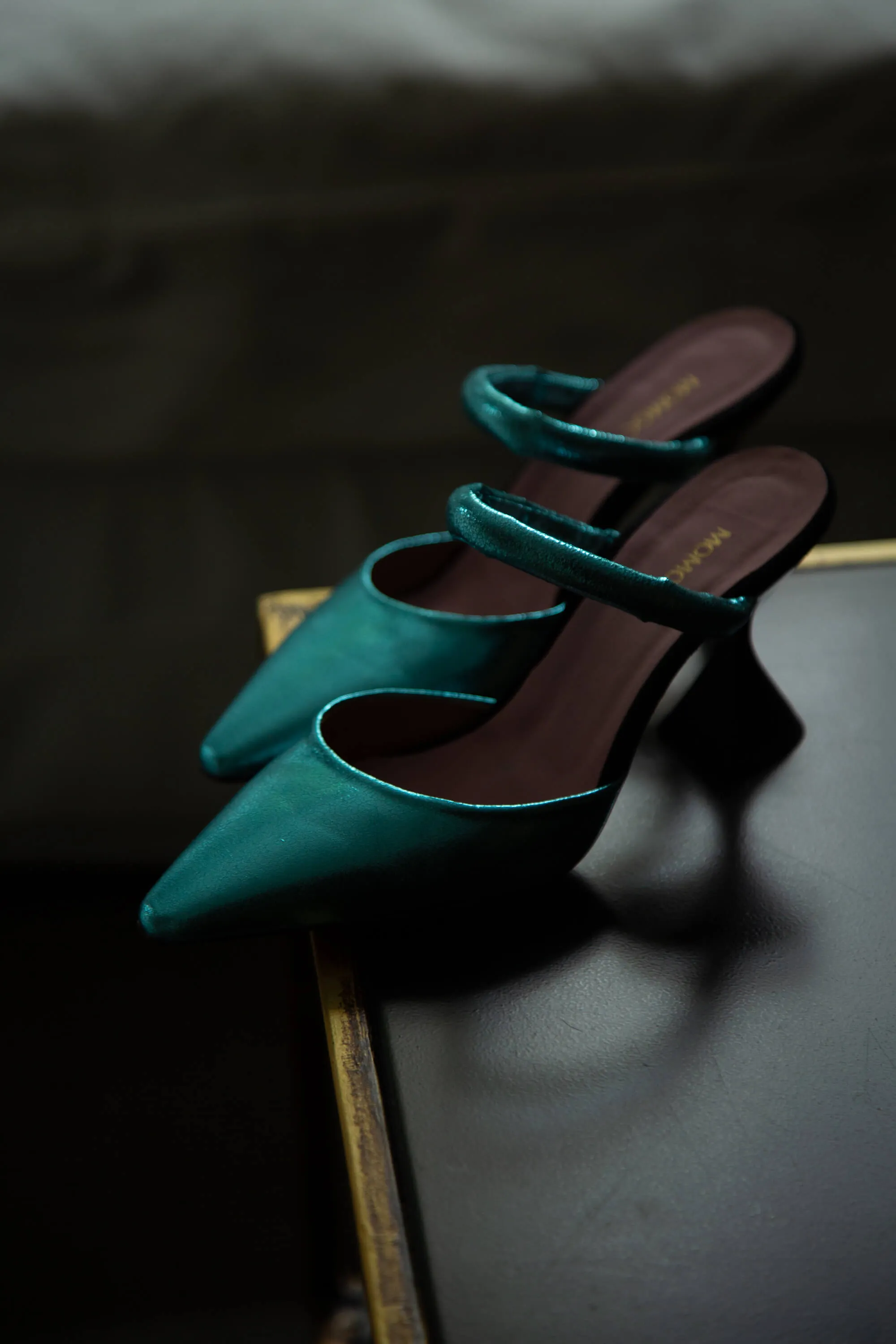 Escarpins Lady Grace à Talons Vegan | Turquoise