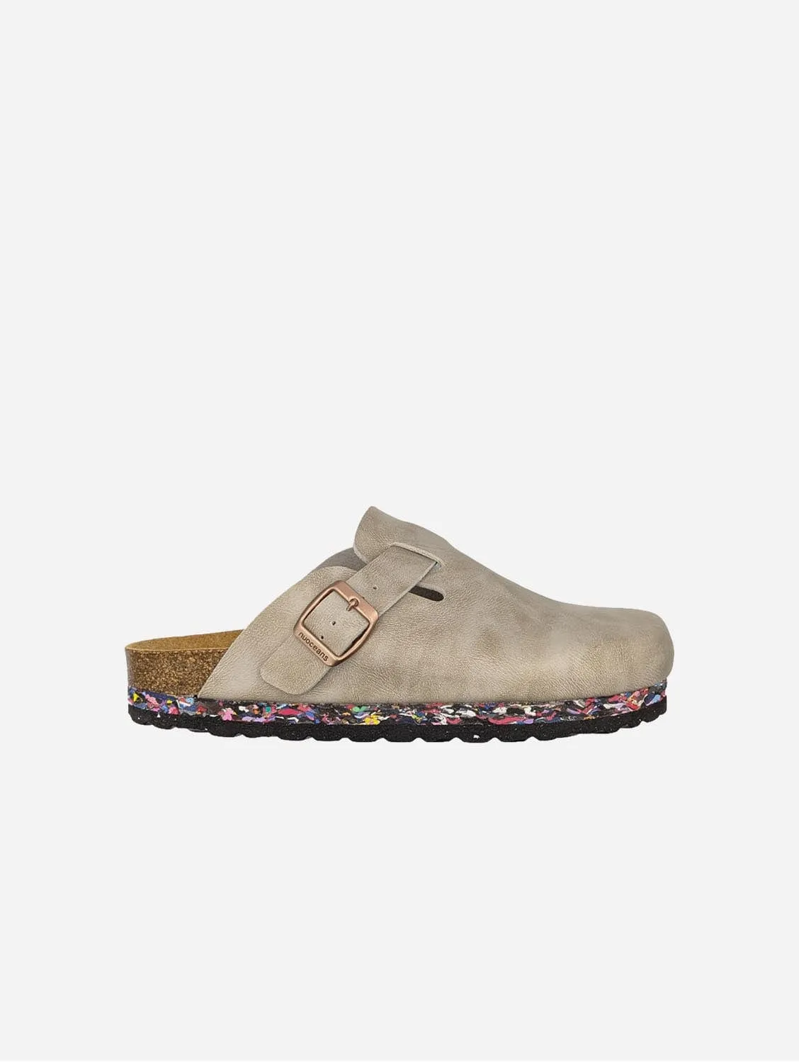 London Clogs Unisex en Similicuir Végan | Brume