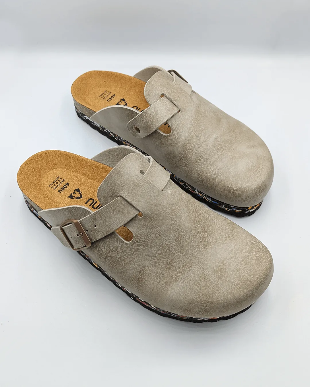 London Clogs Unisex en Similicuir Végan | Brume