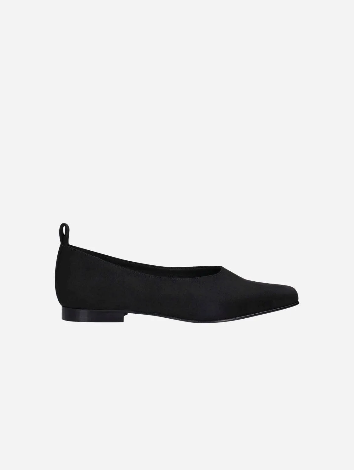 Melita Ballerines Femme en Suédine Végan | Noir