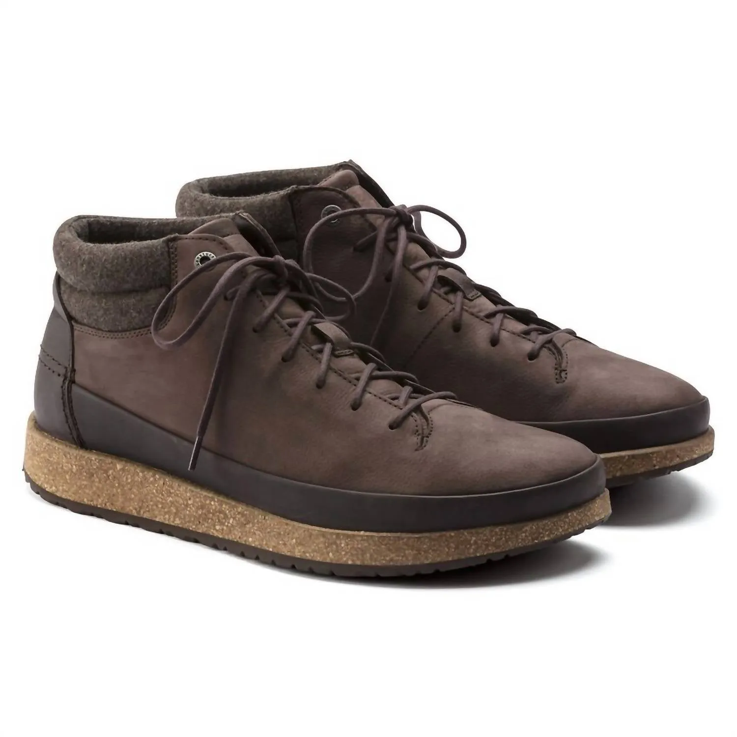 Chaussures Hautes Honnef pour Homme en Nubuck Rôti