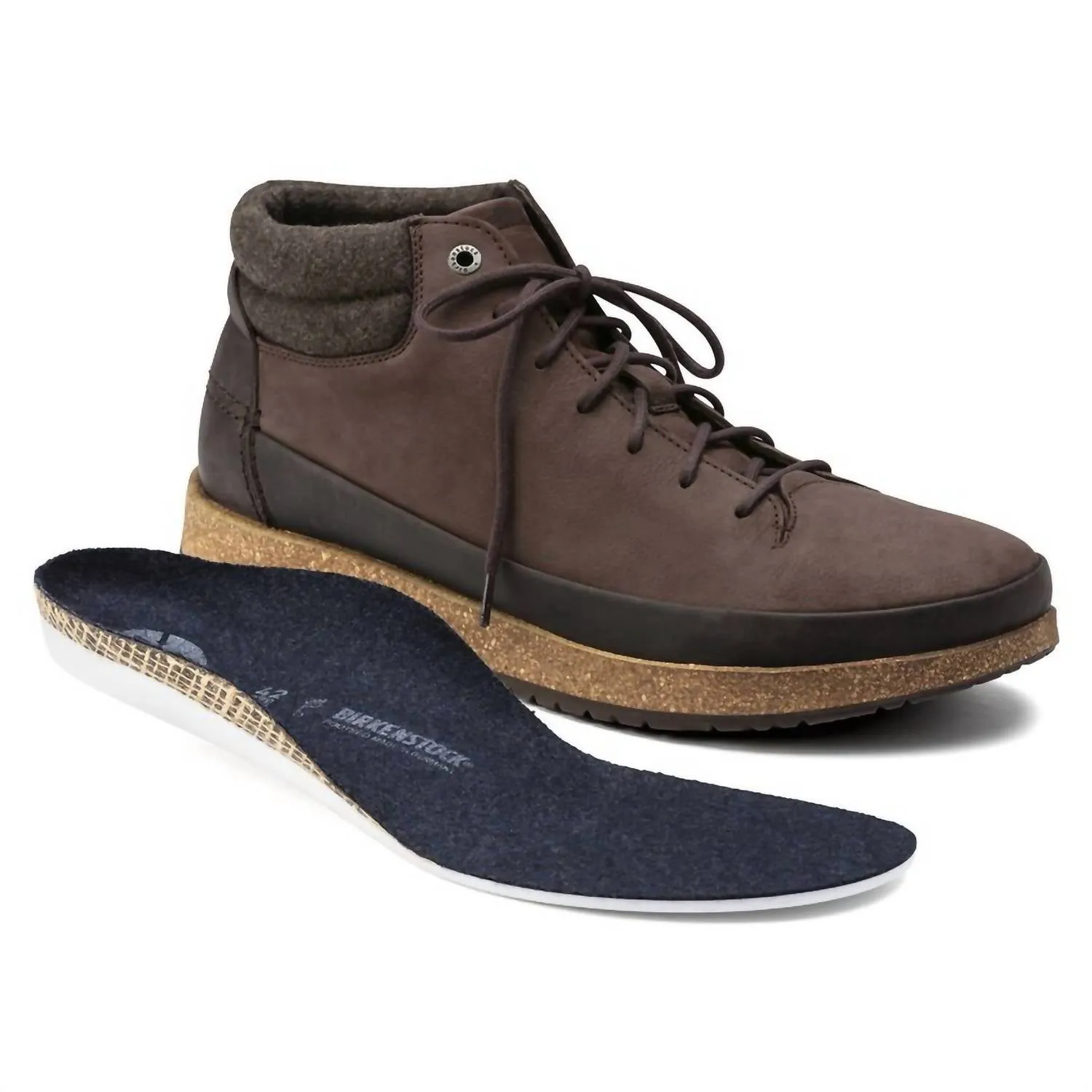 Chaussures Hautes Honnef pour Homme en Nubuck Rôti