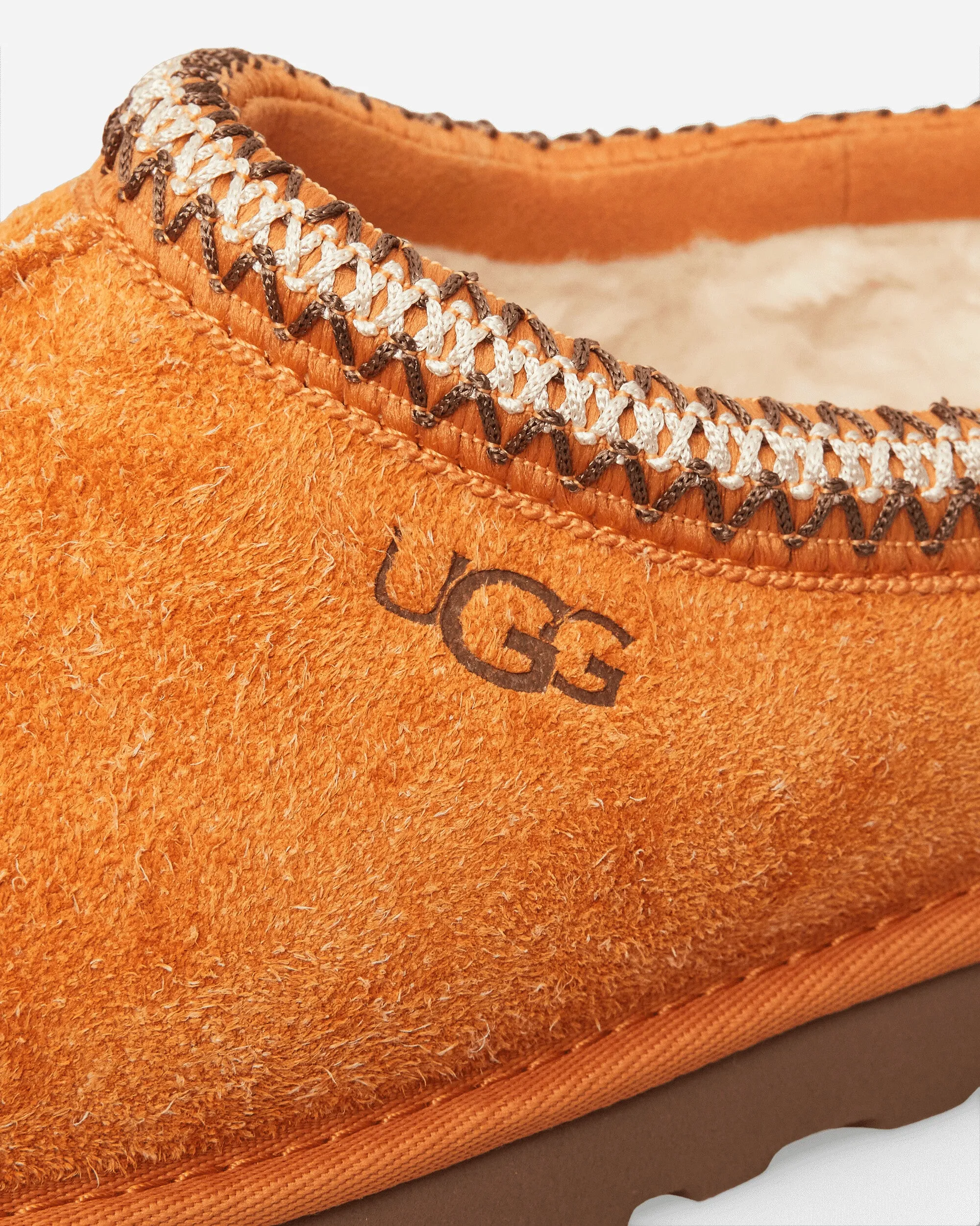 Clogs Tasman en daim ébouriffé pour homme - Abricot foncé