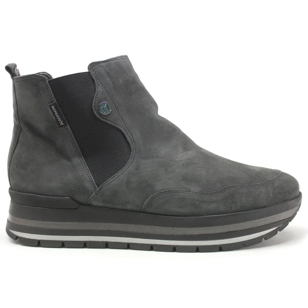 Bottes pour femmes Mephisto Paulina en velours et cuir