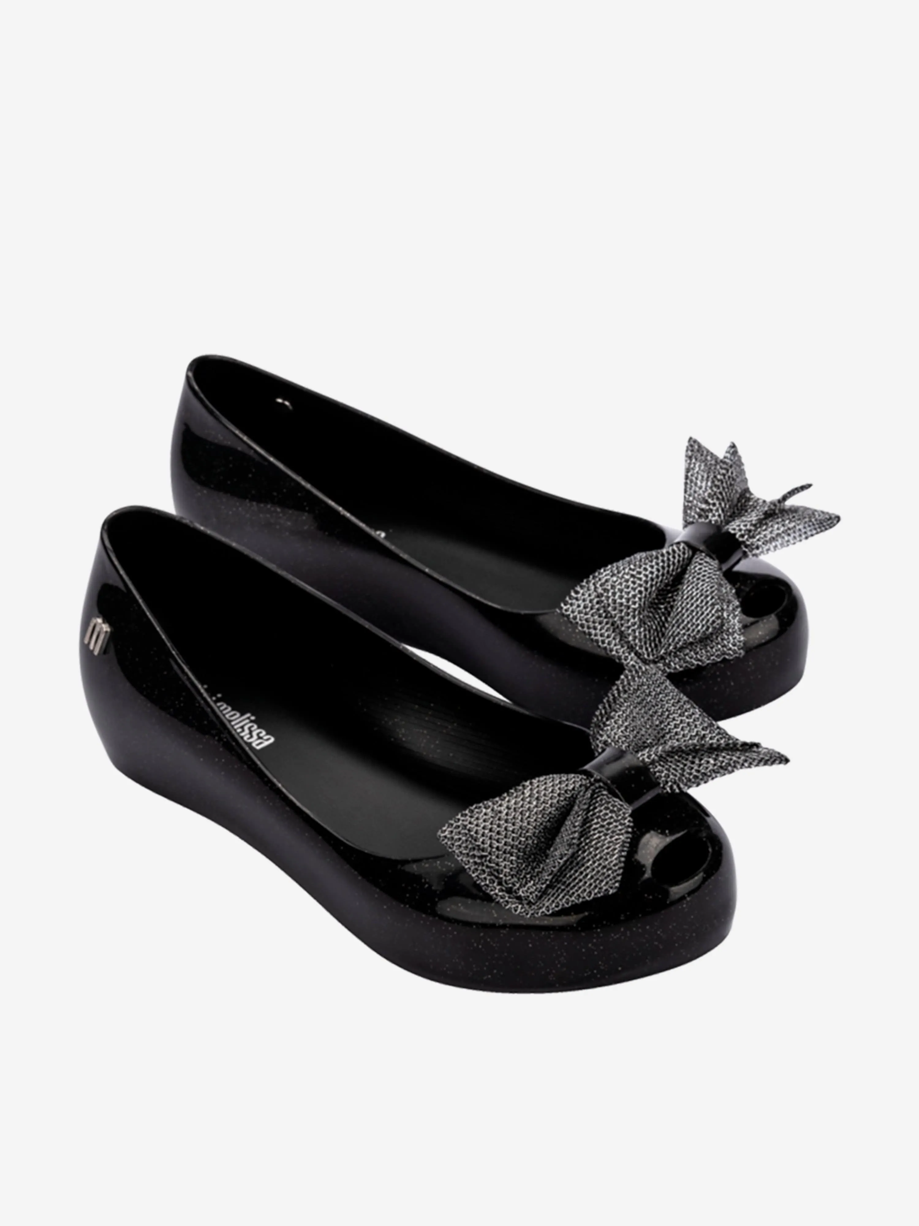 Mini Melissa Filles Ultragirl Douce XII Ballerines en Noir