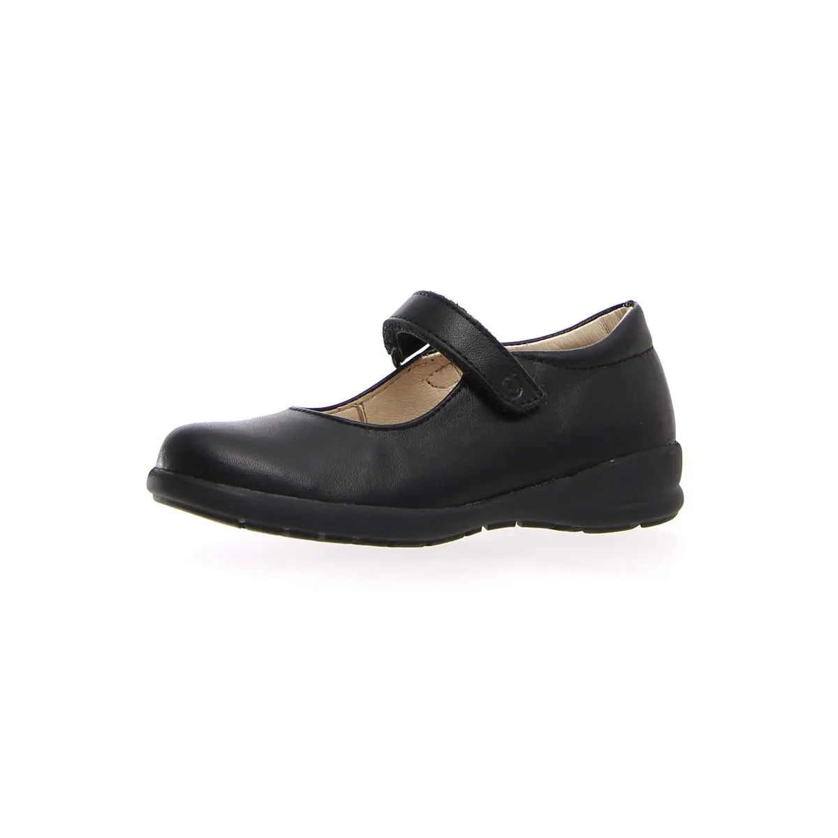 Naturino Catania 61 en cuir noir pour fille (Tailles 36-38)