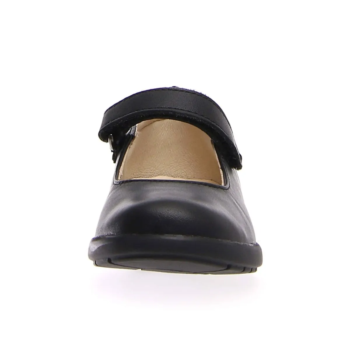 Naturino Catania 61 en cuir noir pour fille (Tailles 36-38)