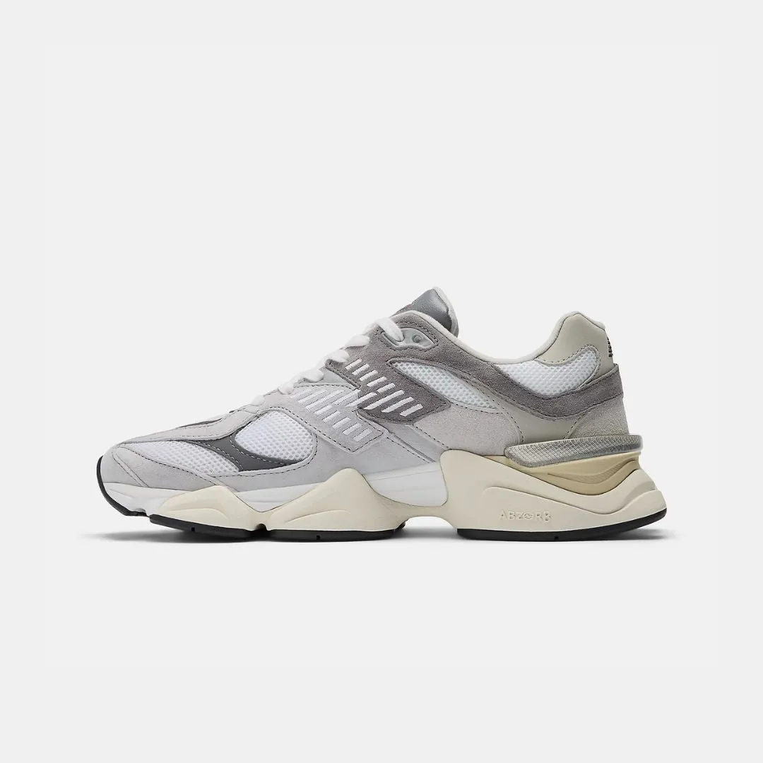 New Balance 9060 Nuage de Pluie et Castlerock Blanc