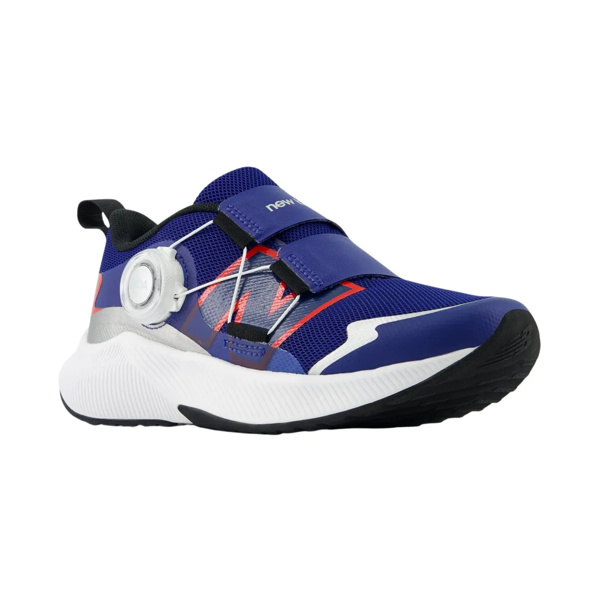 New Balance Enfant (Préscolaire) DynaSoft Reveal v4 BOA PTRVLAM4 Encre bleue/Rouge équipe/Métallique argenté