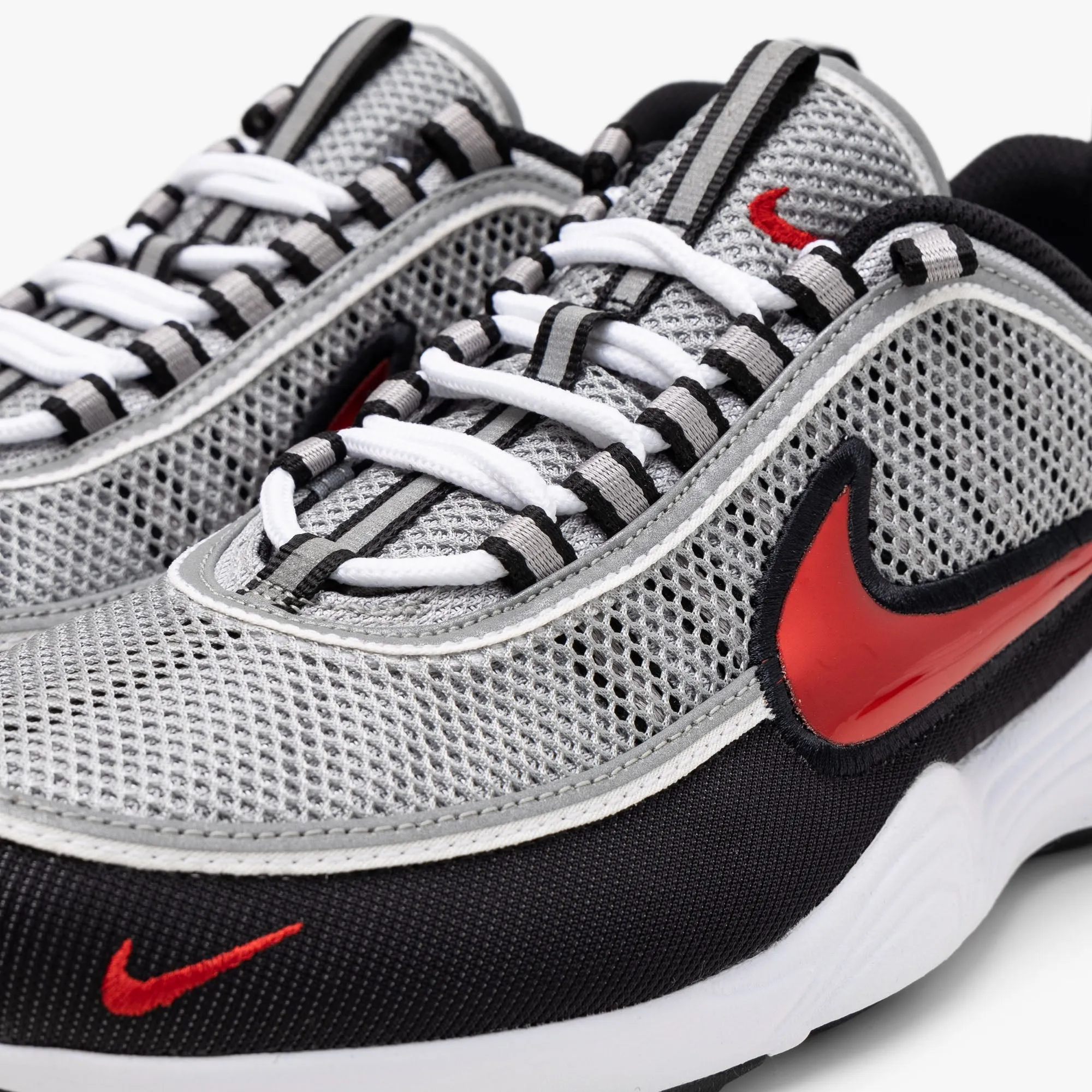 Nike Air Zoom Spiridon SP Argent Métallisé / Rouge Sport
