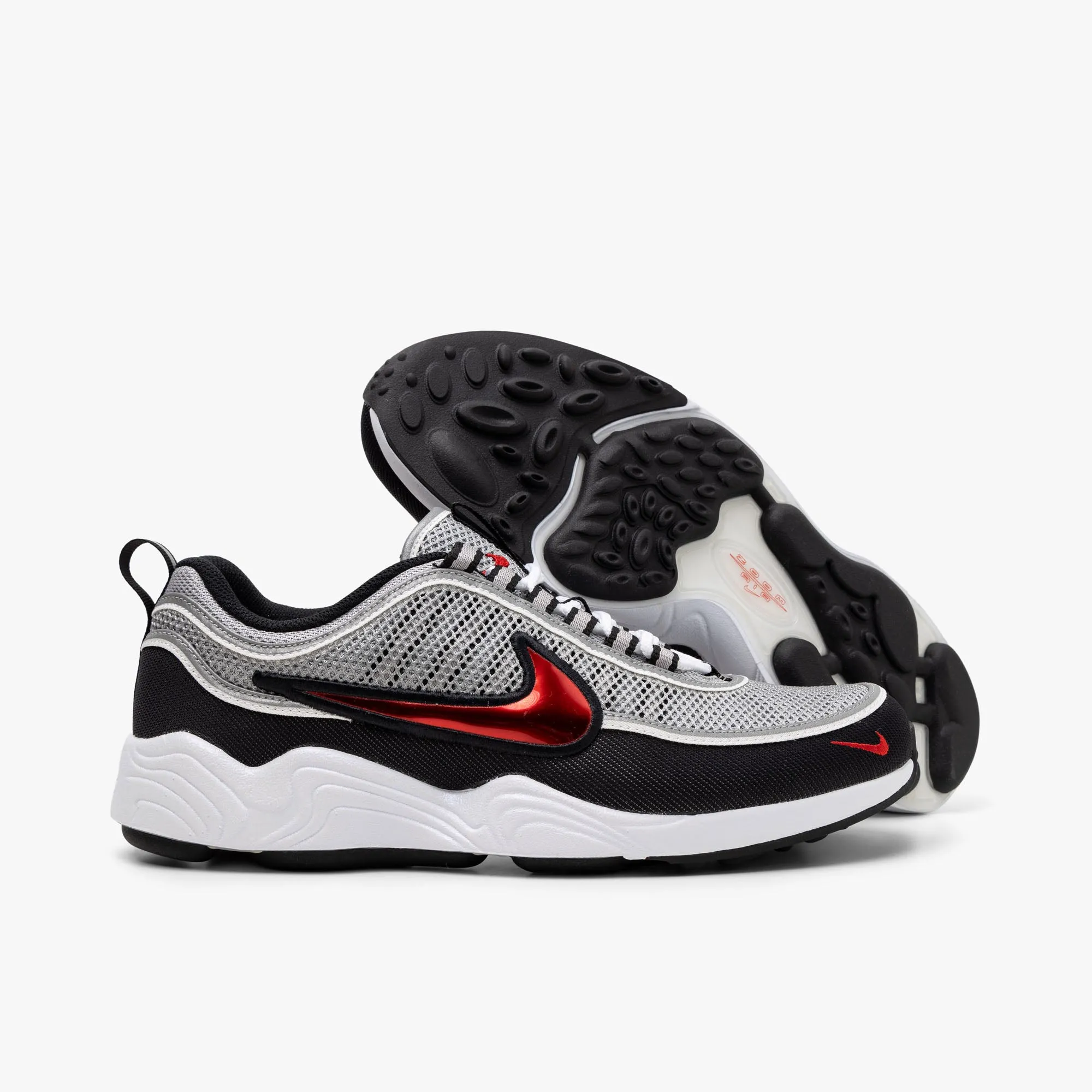 Nike Air Zoom Spiridon SP Argent Métallisé / Rouge Sport