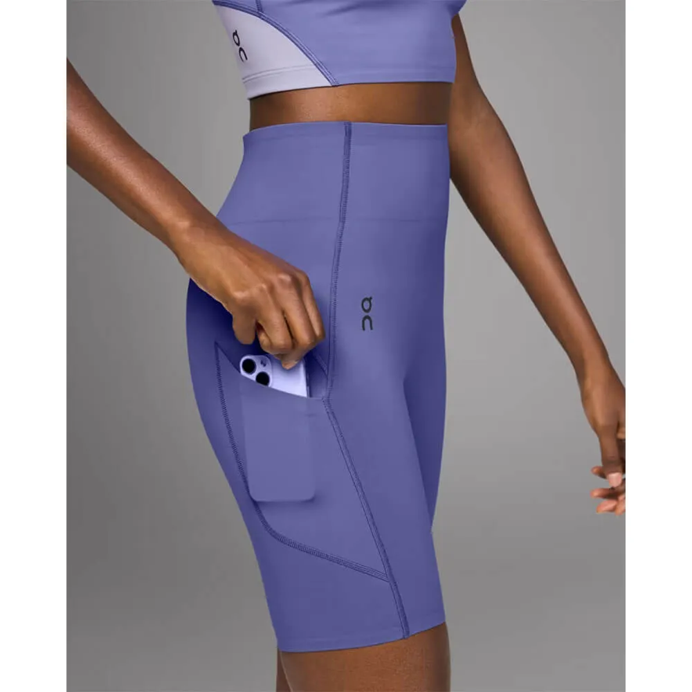 Sur les Leggings de Mouvement Toute la Journée pour Femmes - Shorts Myrtille sur Chaussures Cloud