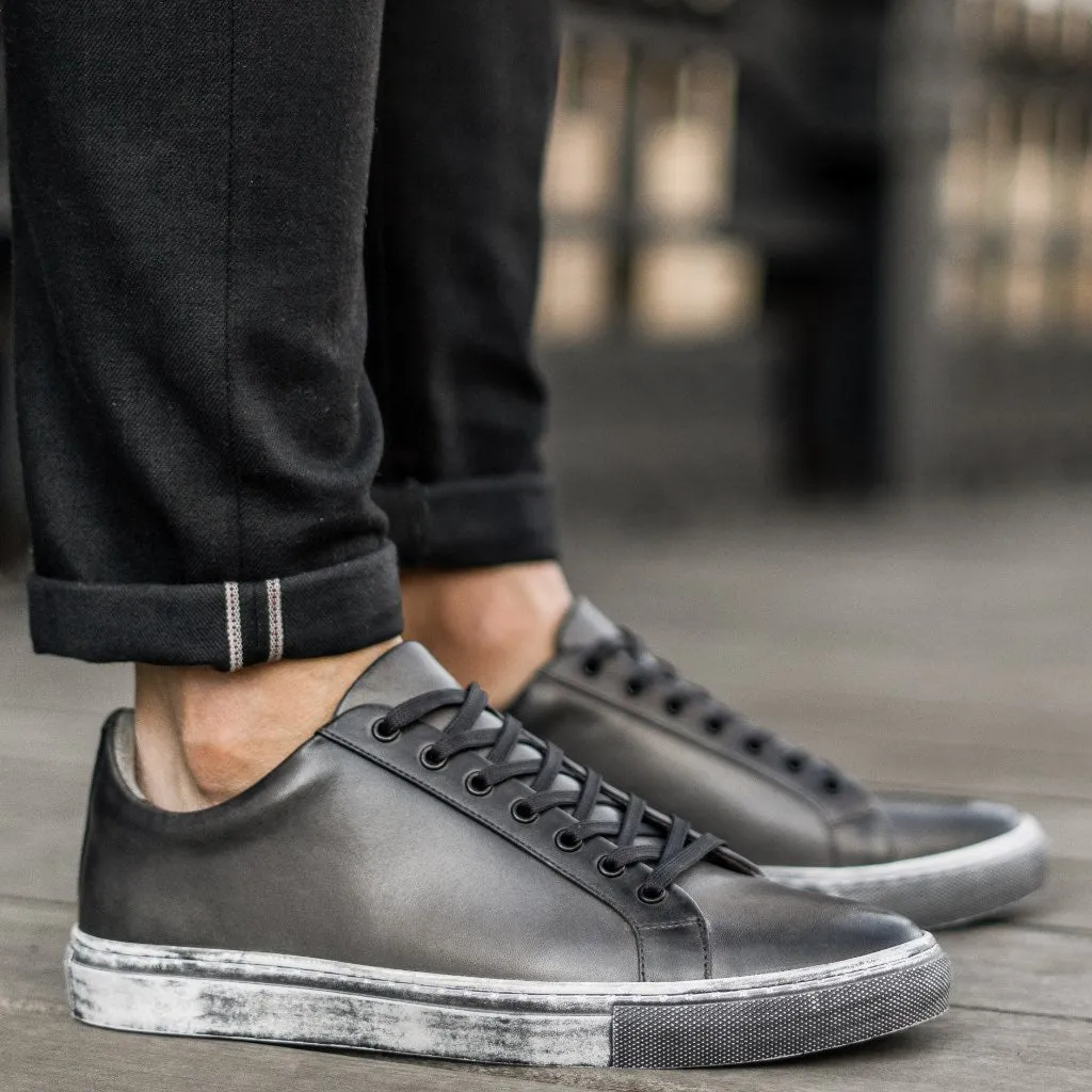Premier Low Top | Gris vieilli