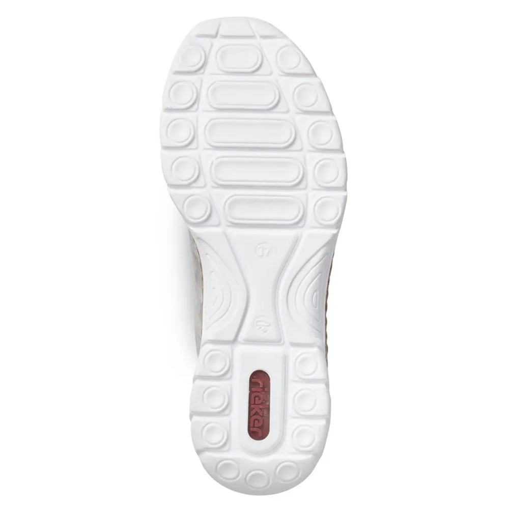 Rieker Femme N42K6-40 Gris Métallisé