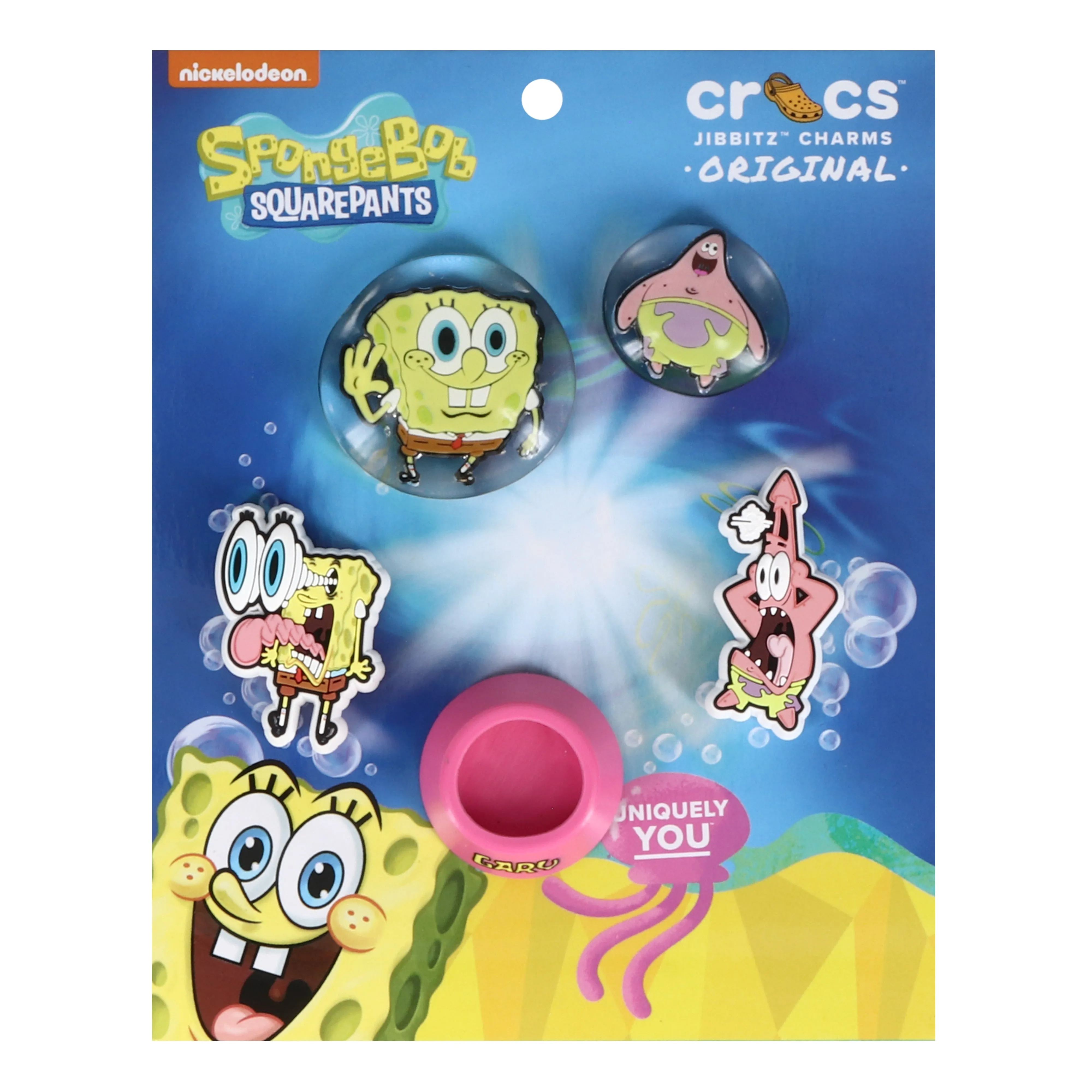 Chaussures Crocs Jibbitz™ SpongeBob Lot de 5