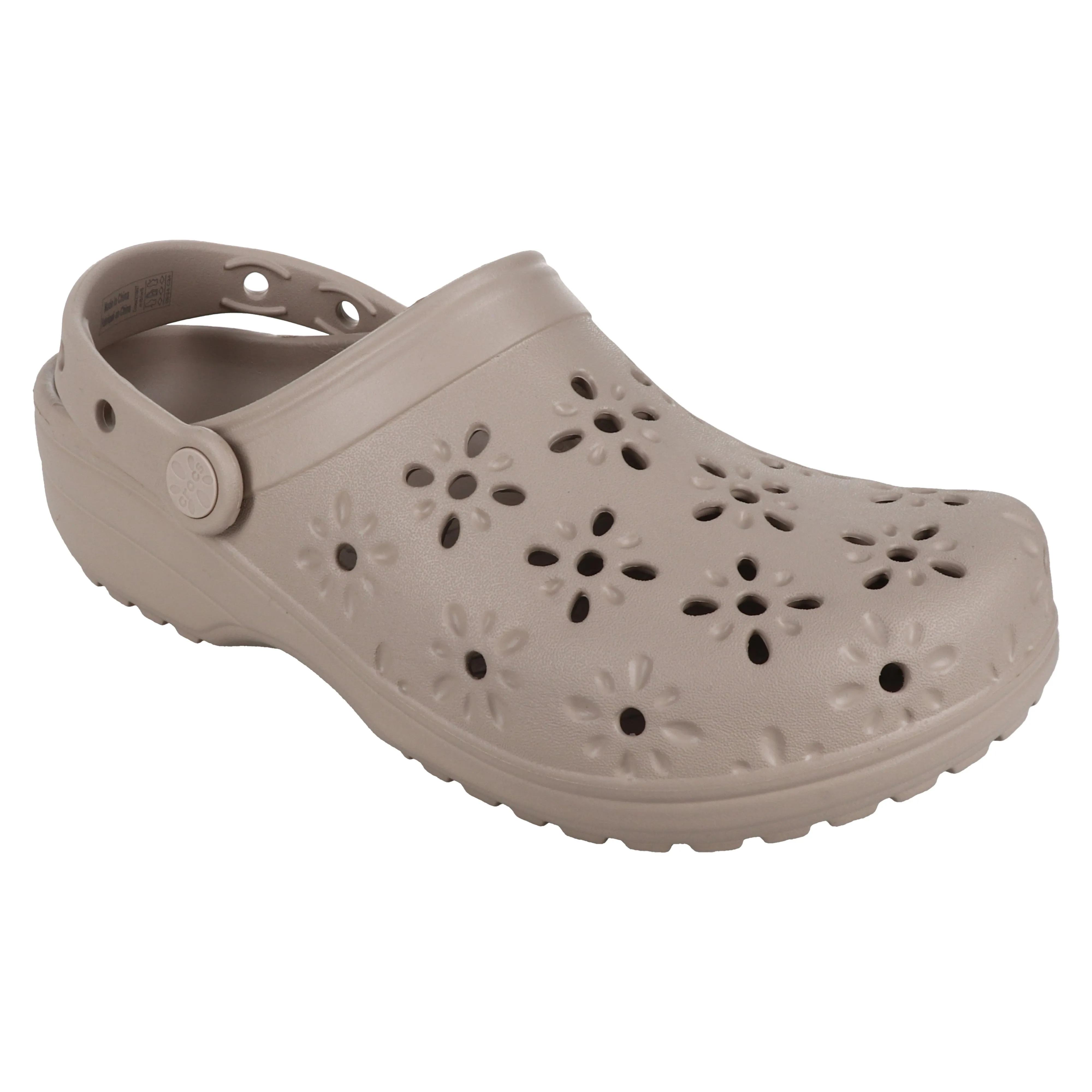 Crocs Femme Sabot à Motifs Floraux Découpés
