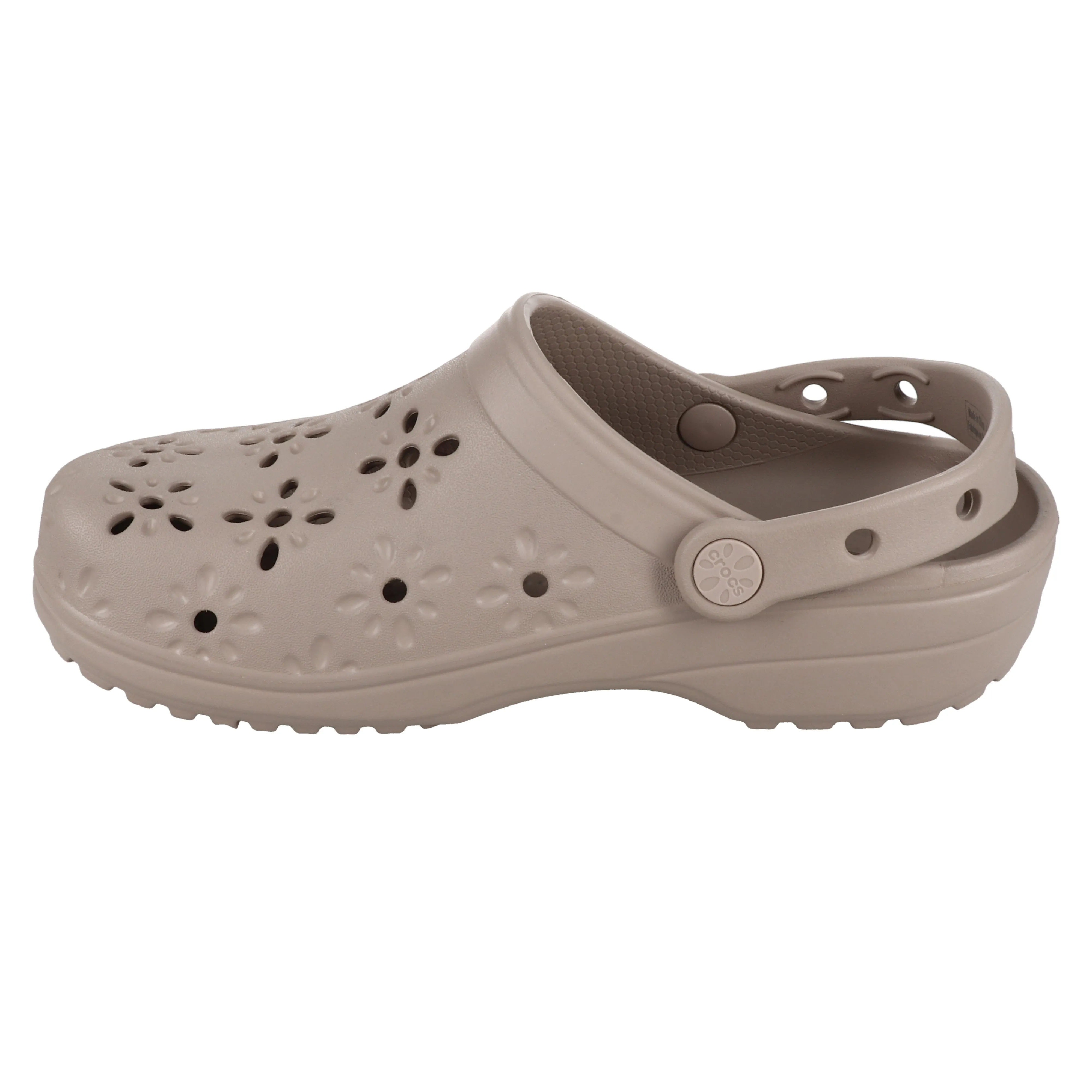 Crocs Femme Sabot à Motifs Floraux Découpés
