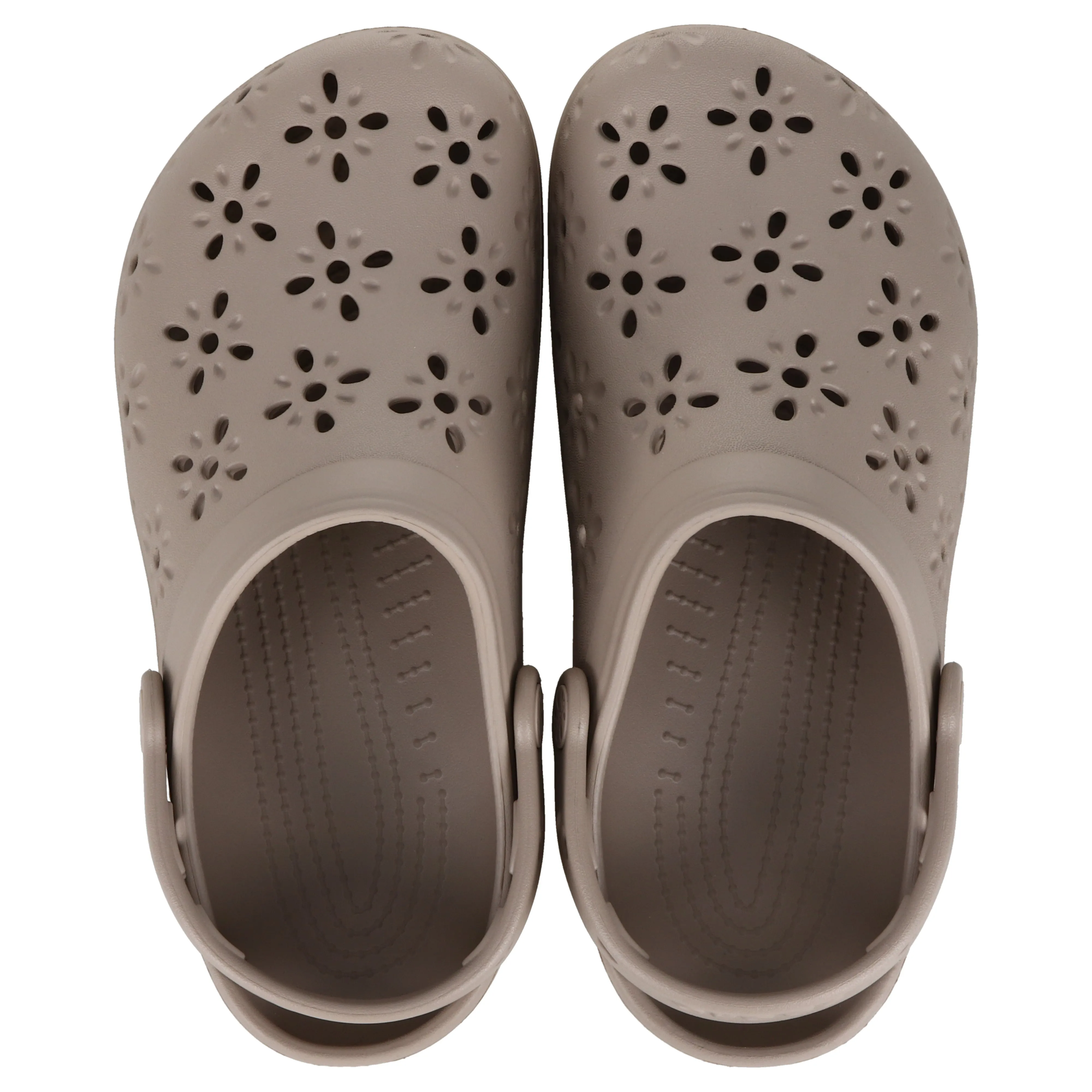 Crocs Femme Sabot à Motifs Floraux Découpés