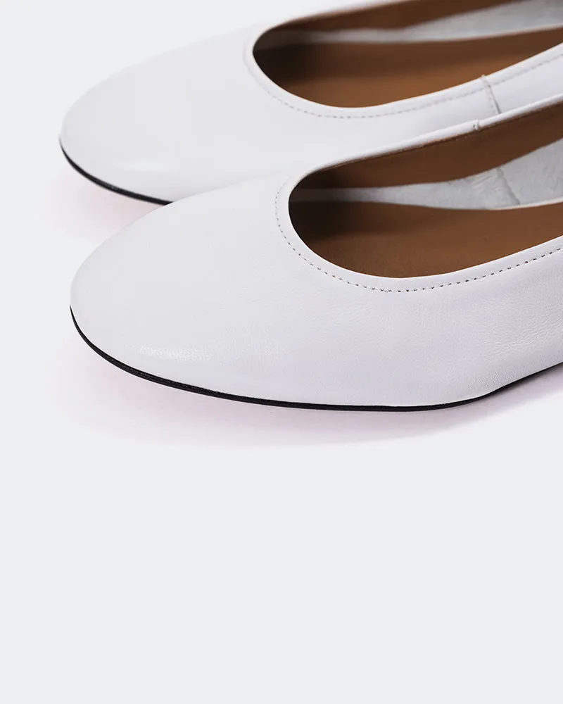 Taipo Cuir Blanc