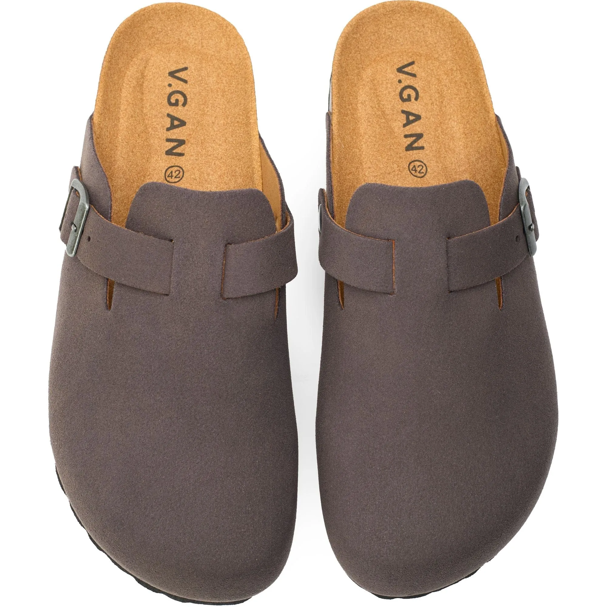 Sandales Taro Comfort pour Hommes avec Semelle Végétalienne | Gris