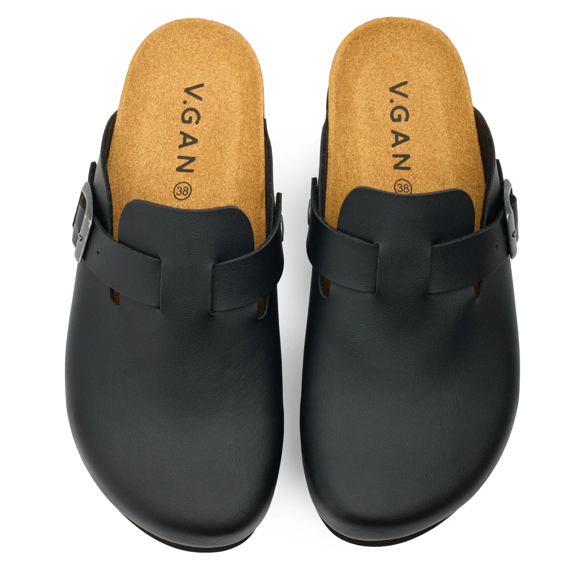 Sandales Taro Confort Femme avec Semelle Végétalienne | Noir