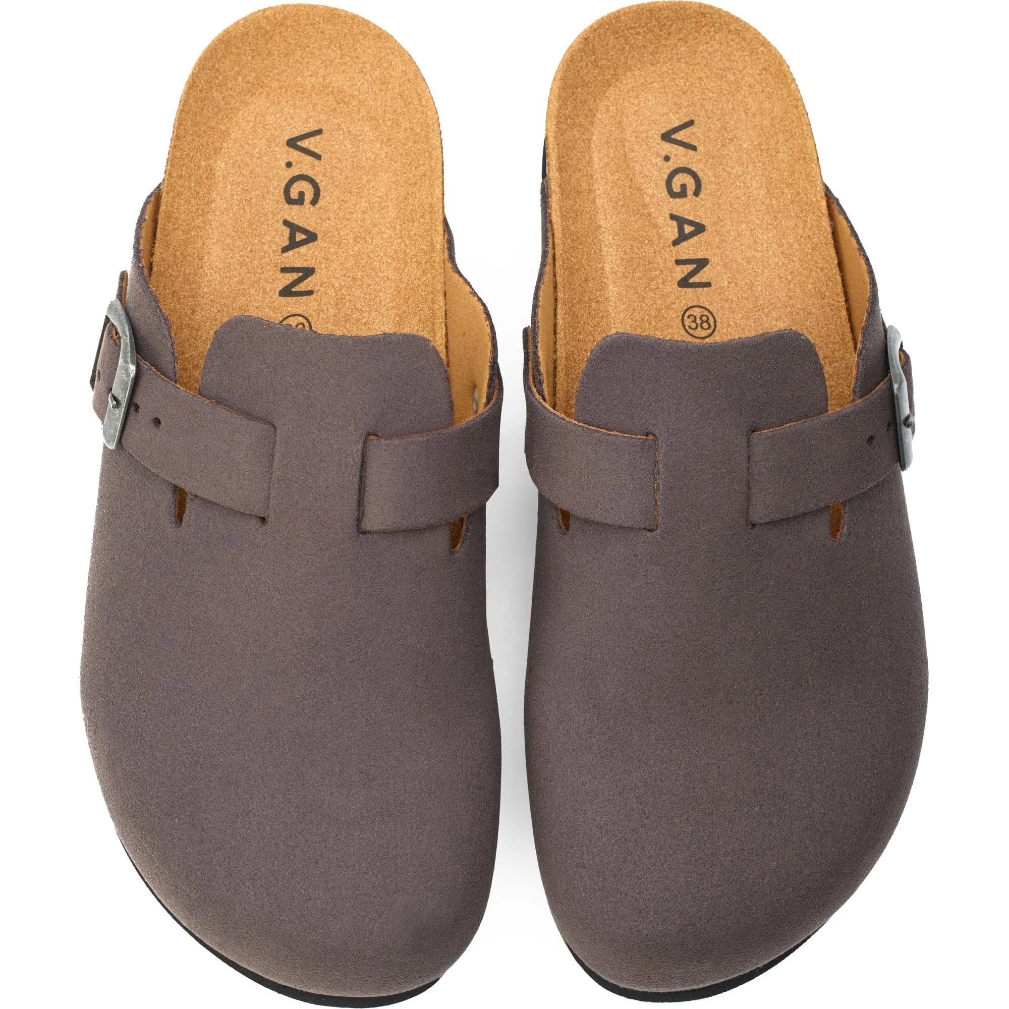 Sandales confortables pour femmes Taro à semelle végétalienne | Gris