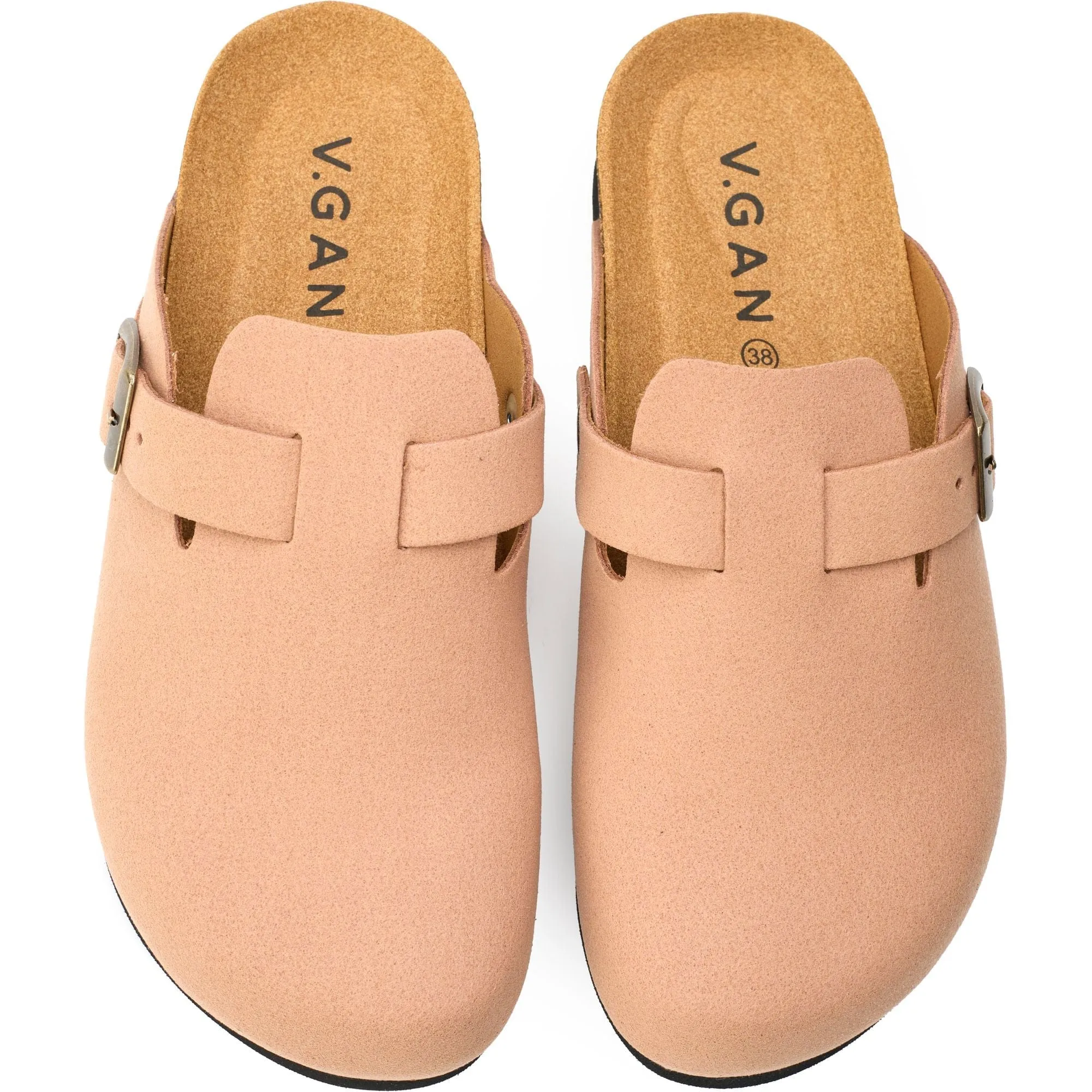 Sandales confortables Taro pour femmes avec semelle végane | Beige clair
