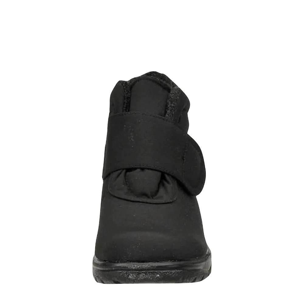 Chauffe-orteils Bottes actives à scratch pour femme en noir