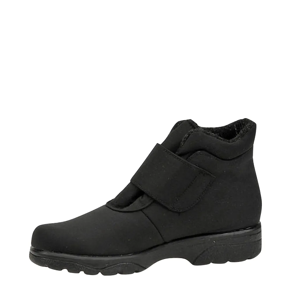 Chauffe-orteils Bottes actives à scratch pour femme en noir