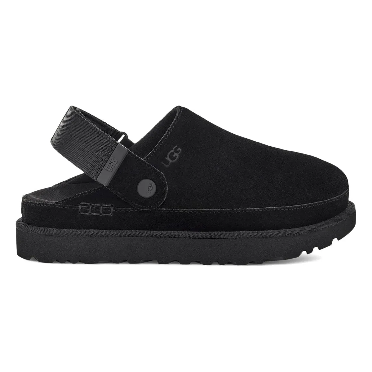 UGG Goldenstar Clog pour Femme en Suédine Noire