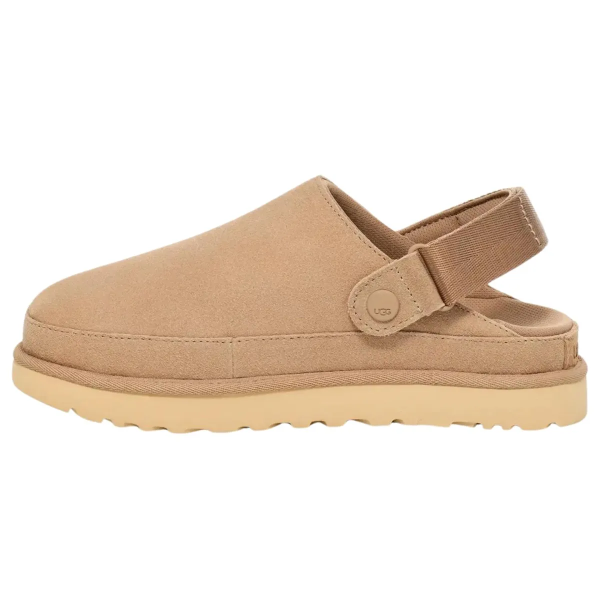 UGG Femme Goldenstar Clog Sand Suède