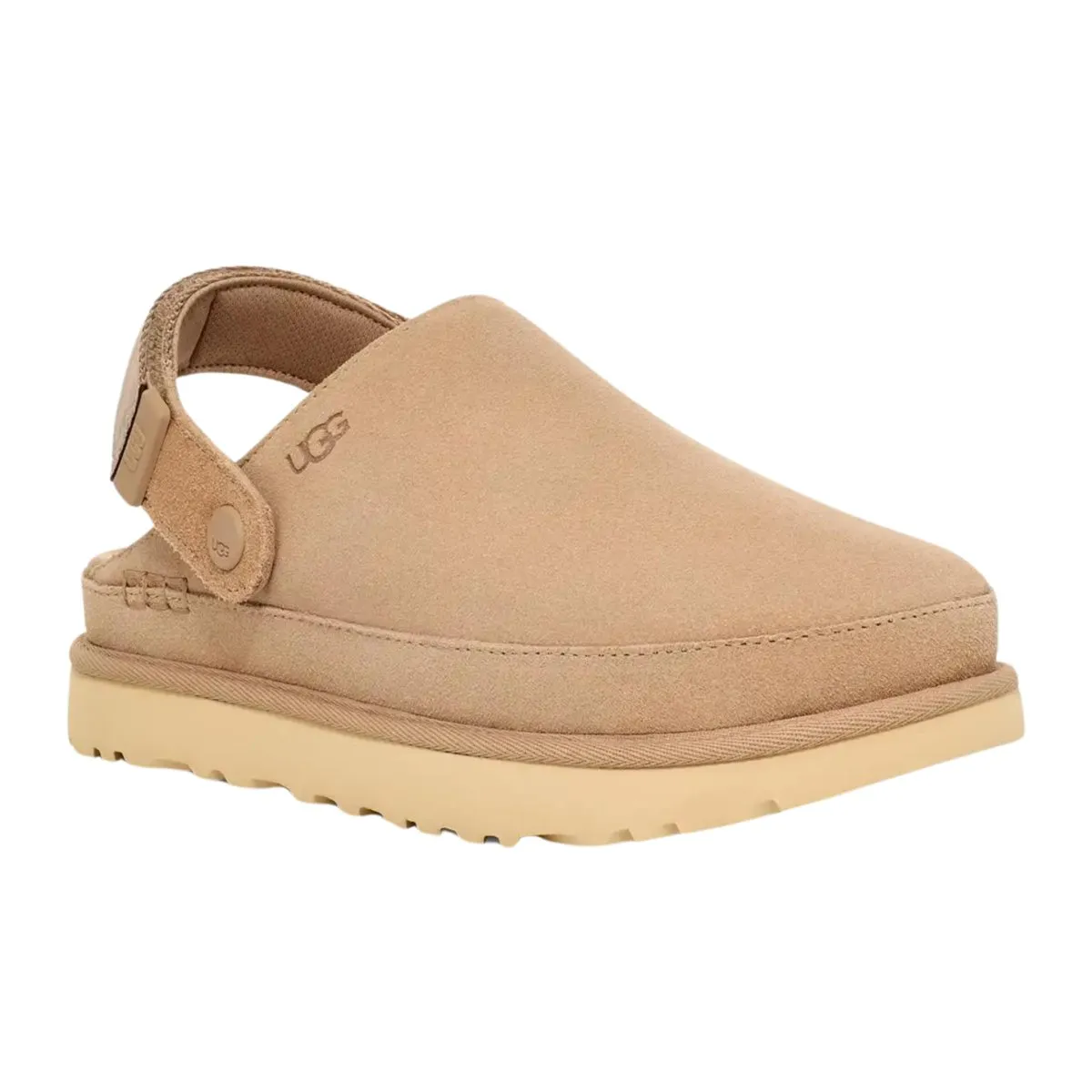 UGG Femme Goldenstar Clog Sand Suède