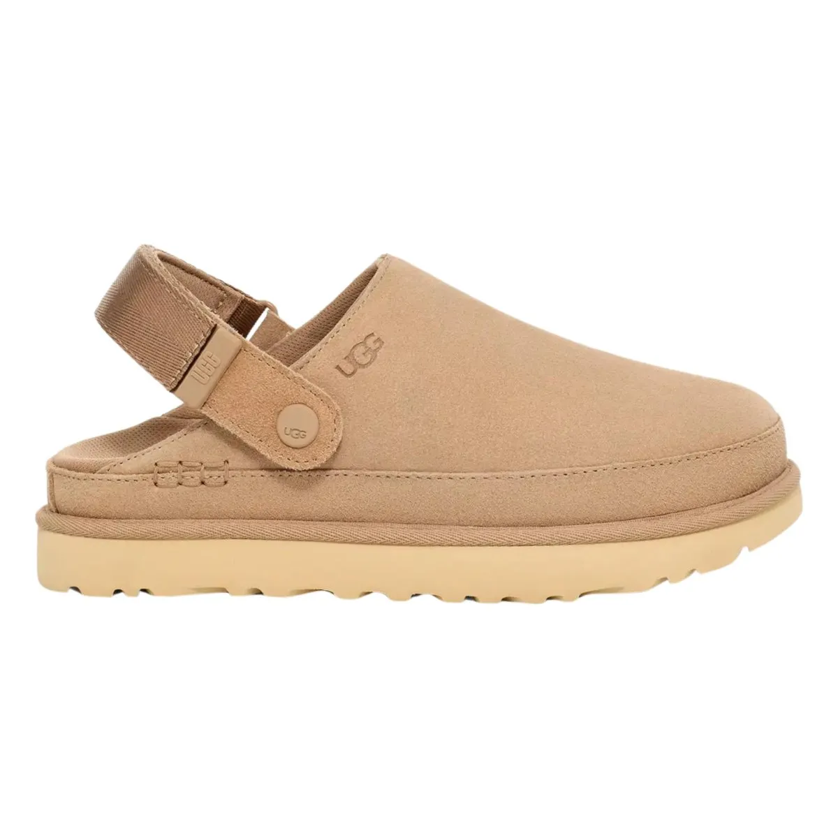 UGG Femme Goldenstar Clog Sand Suède