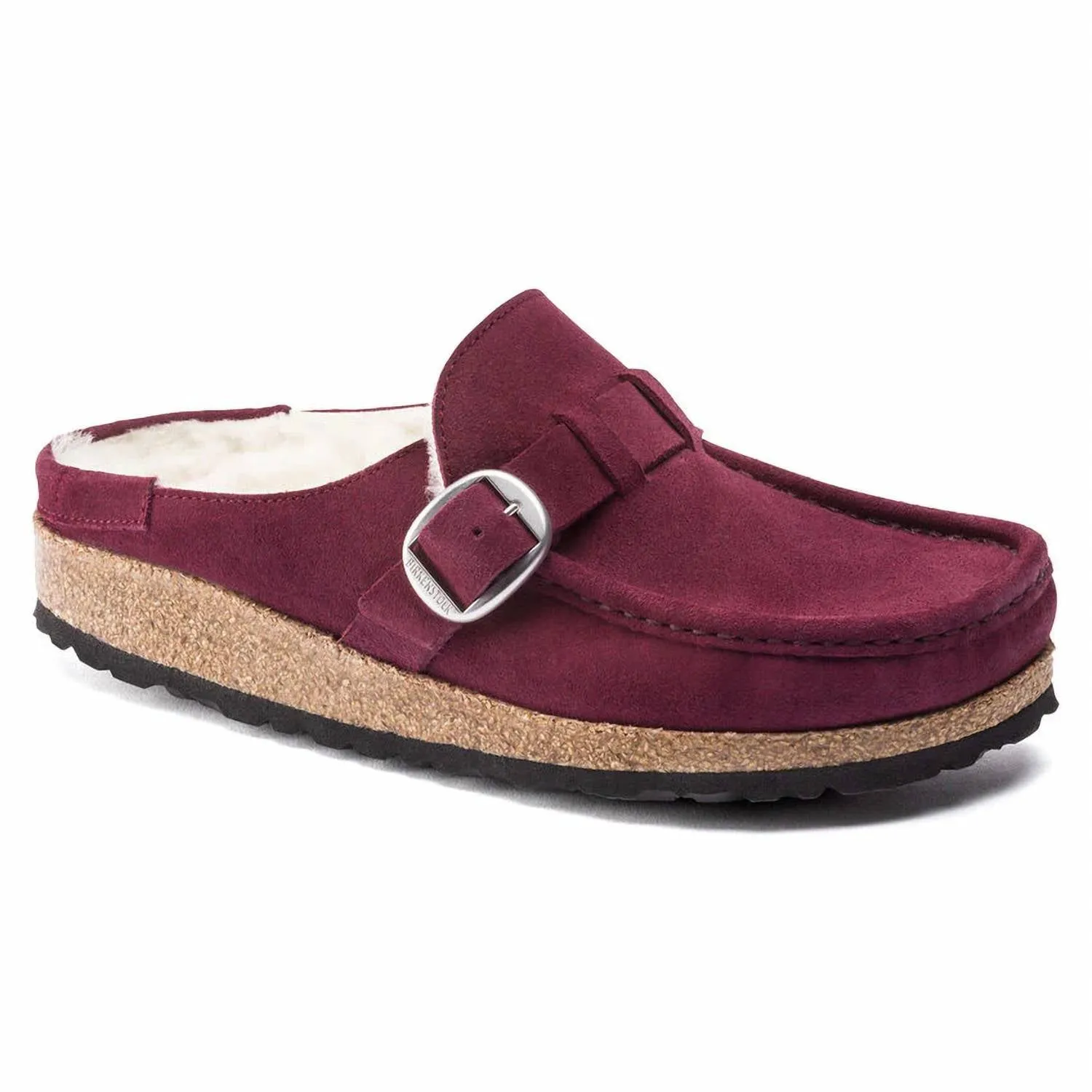 Clogs unisex Buckley en peau de mouton marron