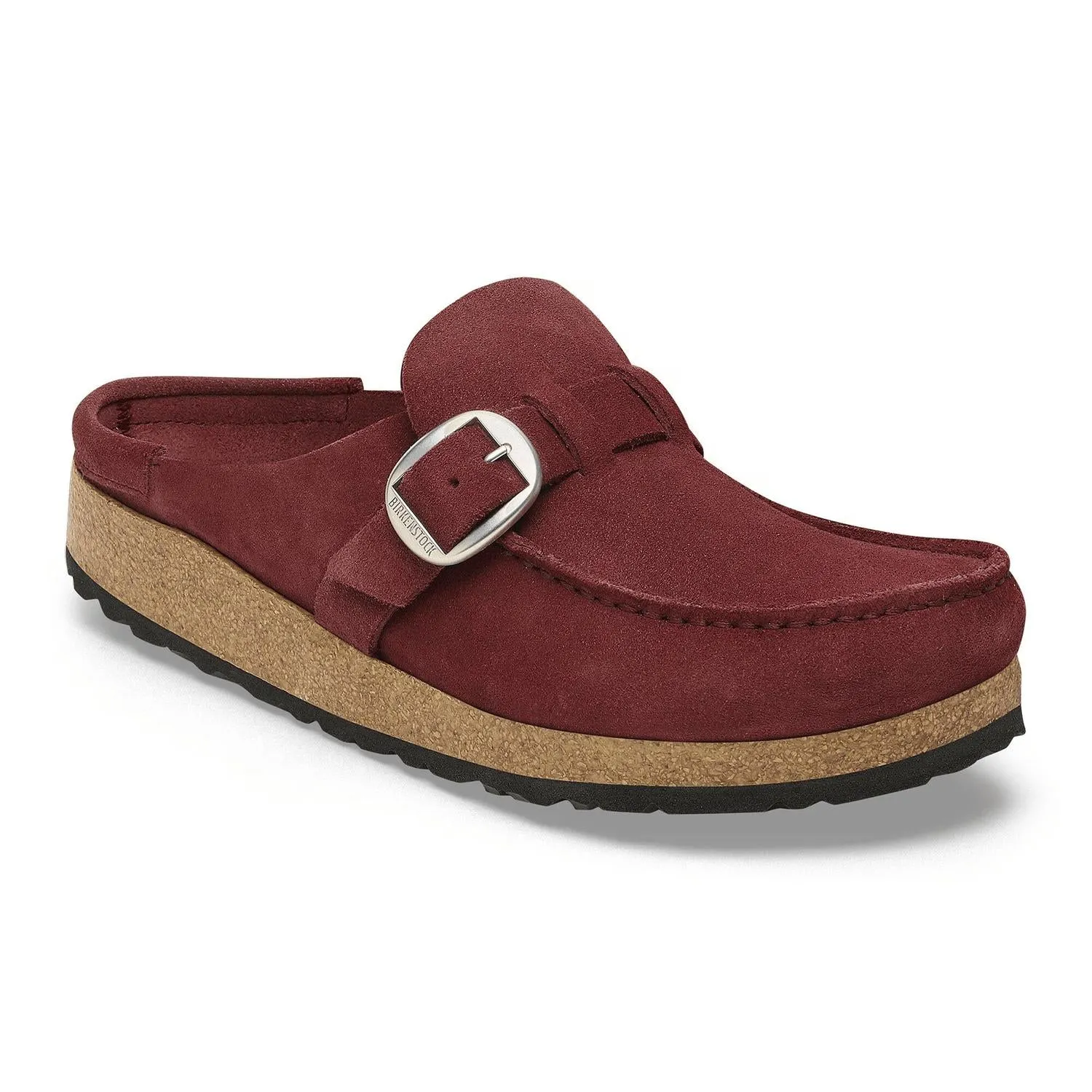 Clogs unisex Buckley en daim couleur Zinfandel