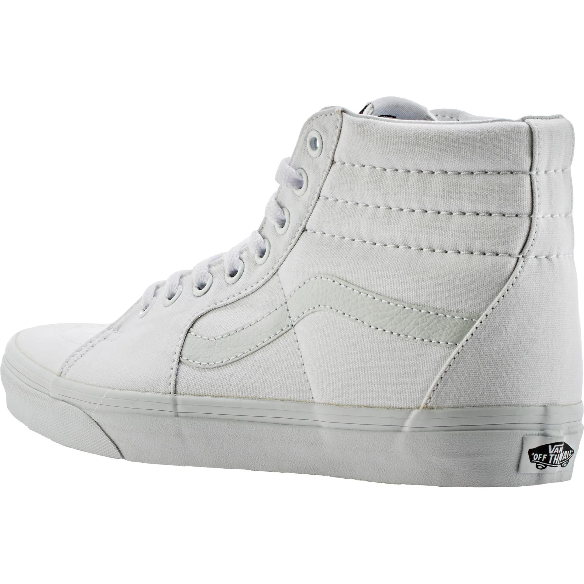 Vans Canvas SK8 Hi Chaussure de Skate Homme - Blanc Véritable